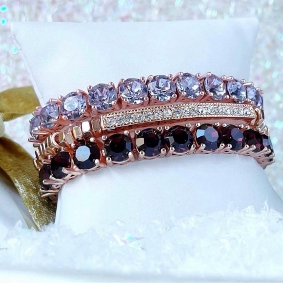 Park Lane Authentic Lavender Impression Bracelet! Set in Rose Gold!! BNIB!!! - Picture 1 of 7